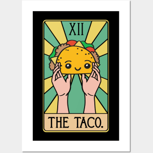 The Taco Tarot Card Funny Posters and Art